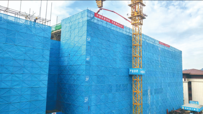 目全速推进 预计本月底主体封顶明年3月交